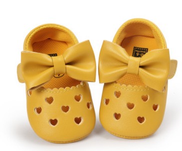 My0-1 love old toddler shoes embroidered bow shoes on behalf of a baby indoor soft bottom baby shoes