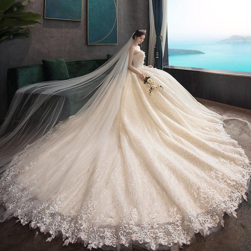 Going out Sasen light wedding dress - Nioor