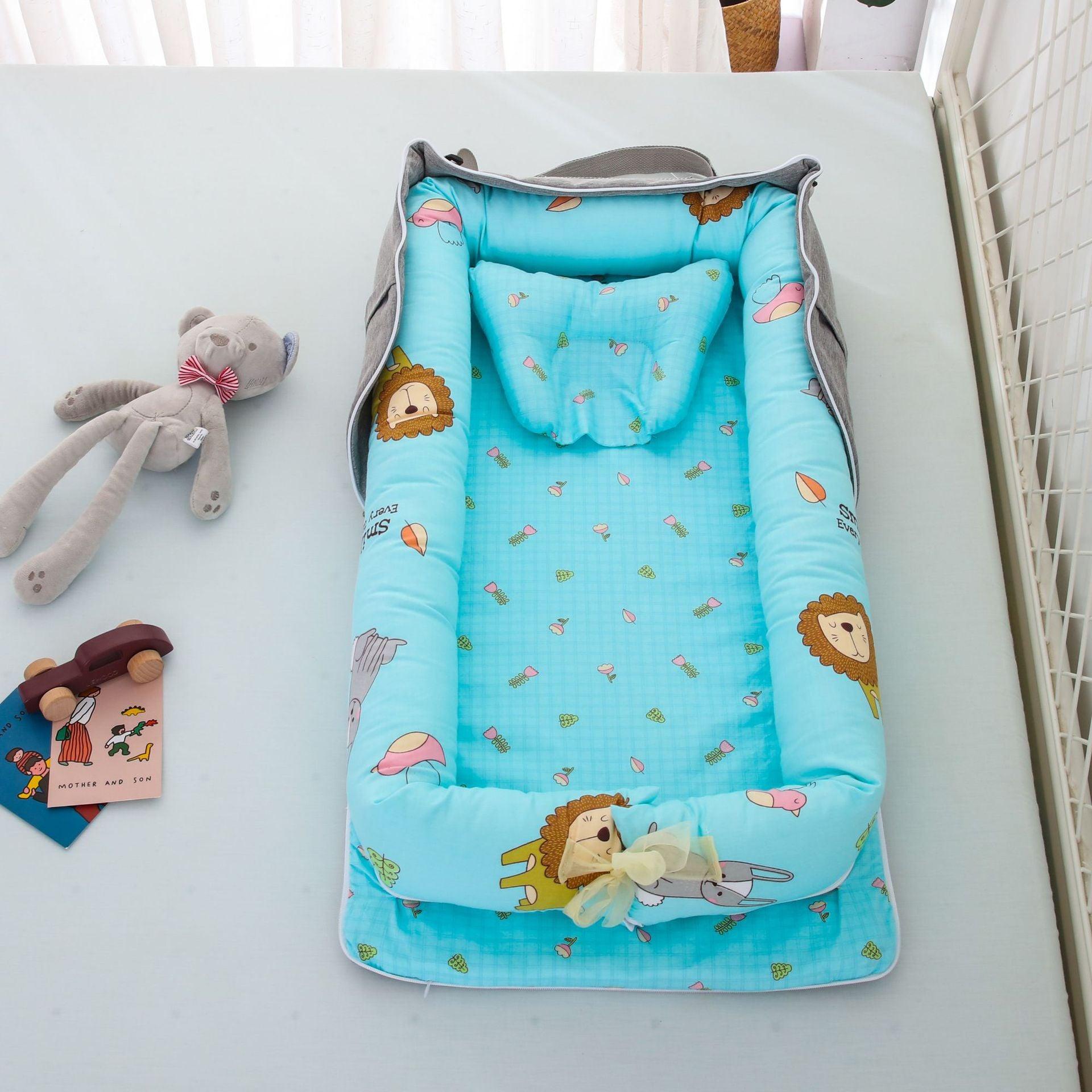 Cotton Portable Foldable Baby Bed - Nioor