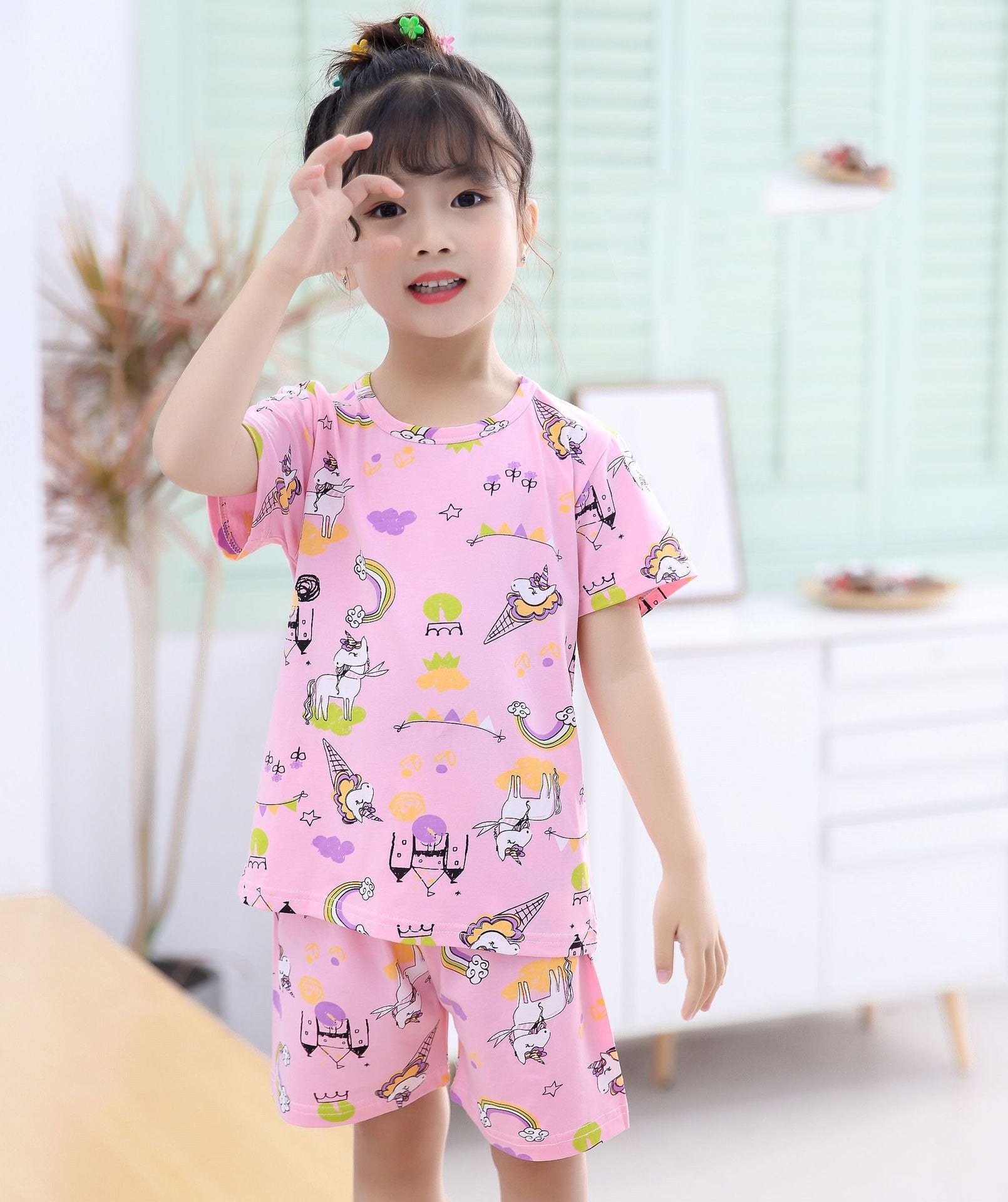 New Korean version of children's home wear and pajamas