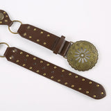 Metal Disc SUNFLOWER Hollow Corns Belt - Nioor