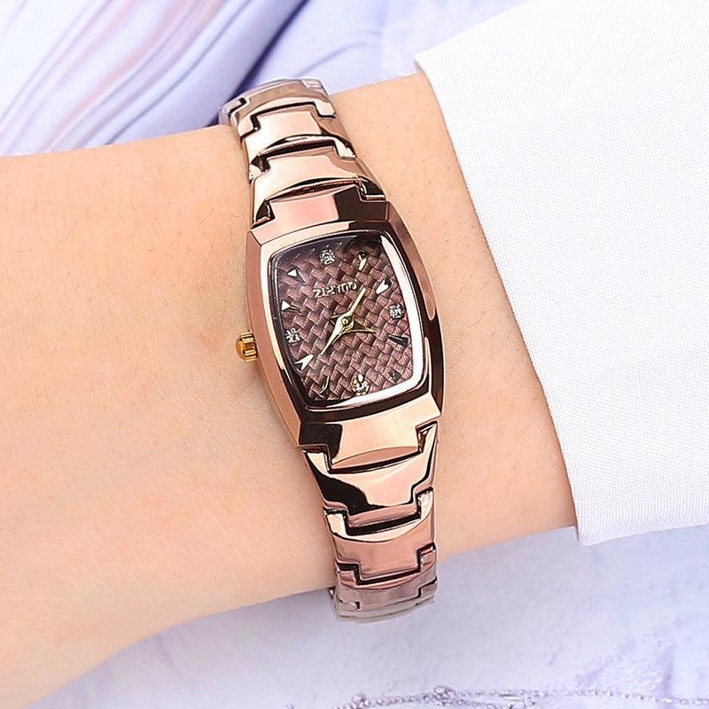 Women's Waterproof Tungsten Steel Quartz Watch - Nioor