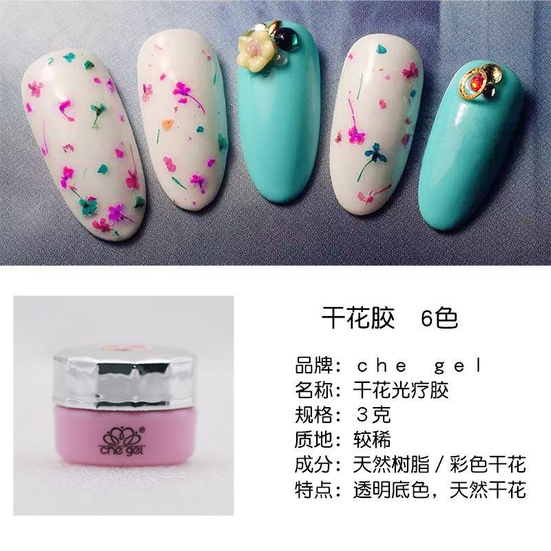 Floraland Dried Flower Fairy Nail Gel - Nioor