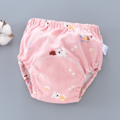 Baby washable 6-layer gauze training pants