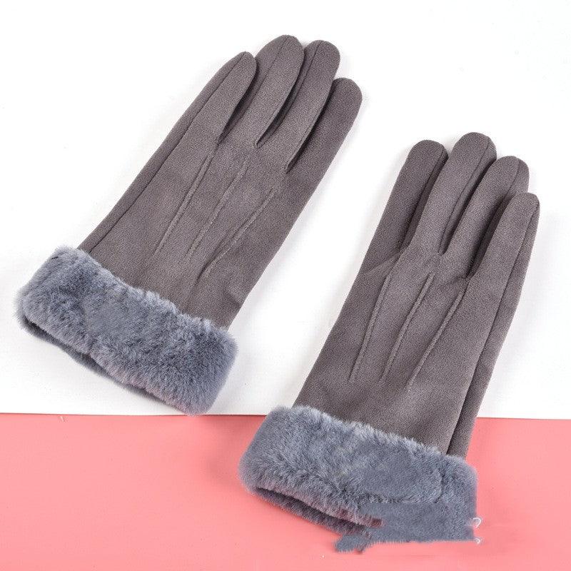 Women's Winter Fleece-lined Thermal Touch Screen Gloves - Nioor