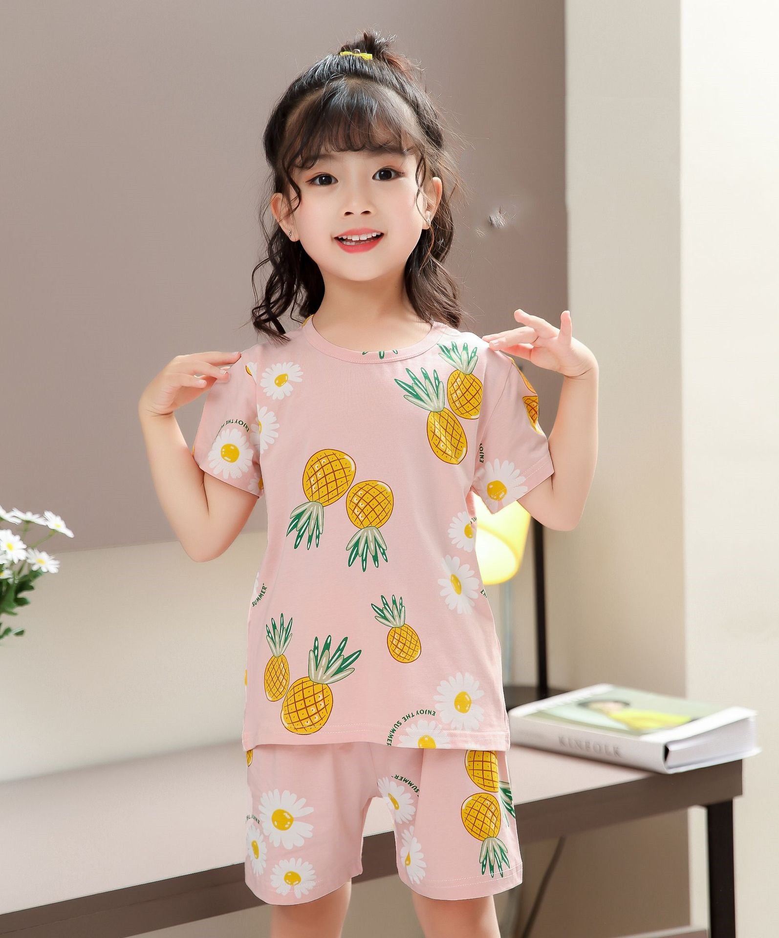 New Korean version of children's home wear and pajamas