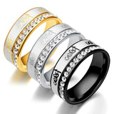 Stainless steel ring muslim religion