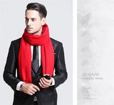 Faux Cashmere Scarf Solid Color Winter - Nioor