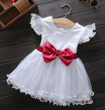 Baby Dress Girl Summer Short Sleeved Princess Skirt