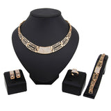 Necklace earrings four piece set - Nioor