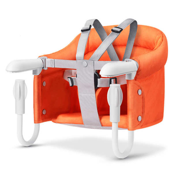 Portable Foldable Baby Highchair Safety Belt Infant Feeding Chair Booster Seat Harness Dinner Lunch Washable Hook-on Chair - Nioor