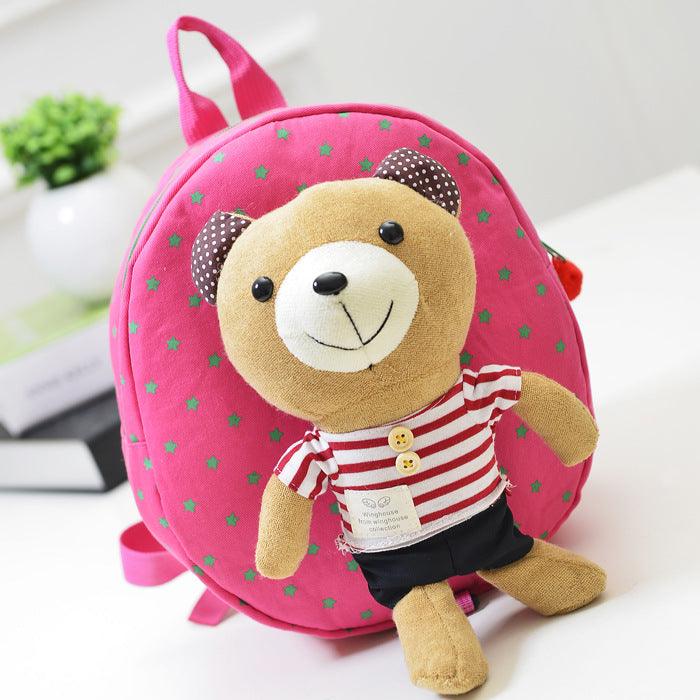 Cute Baby Backpack Anti-lost Bear Cartoon - Nioor