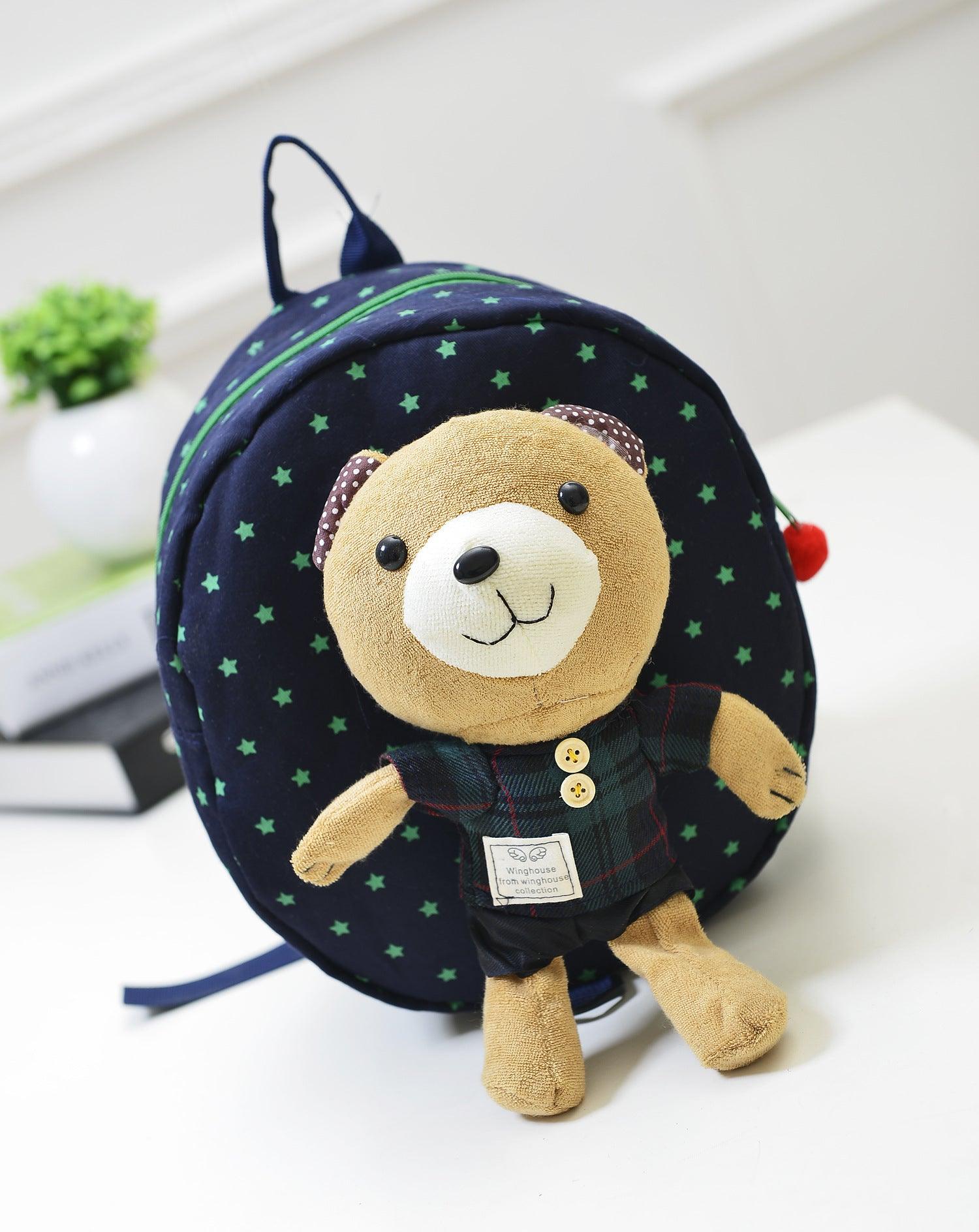 Cute Baby Backpack Anti-lost Bear Cartoon - Nioor