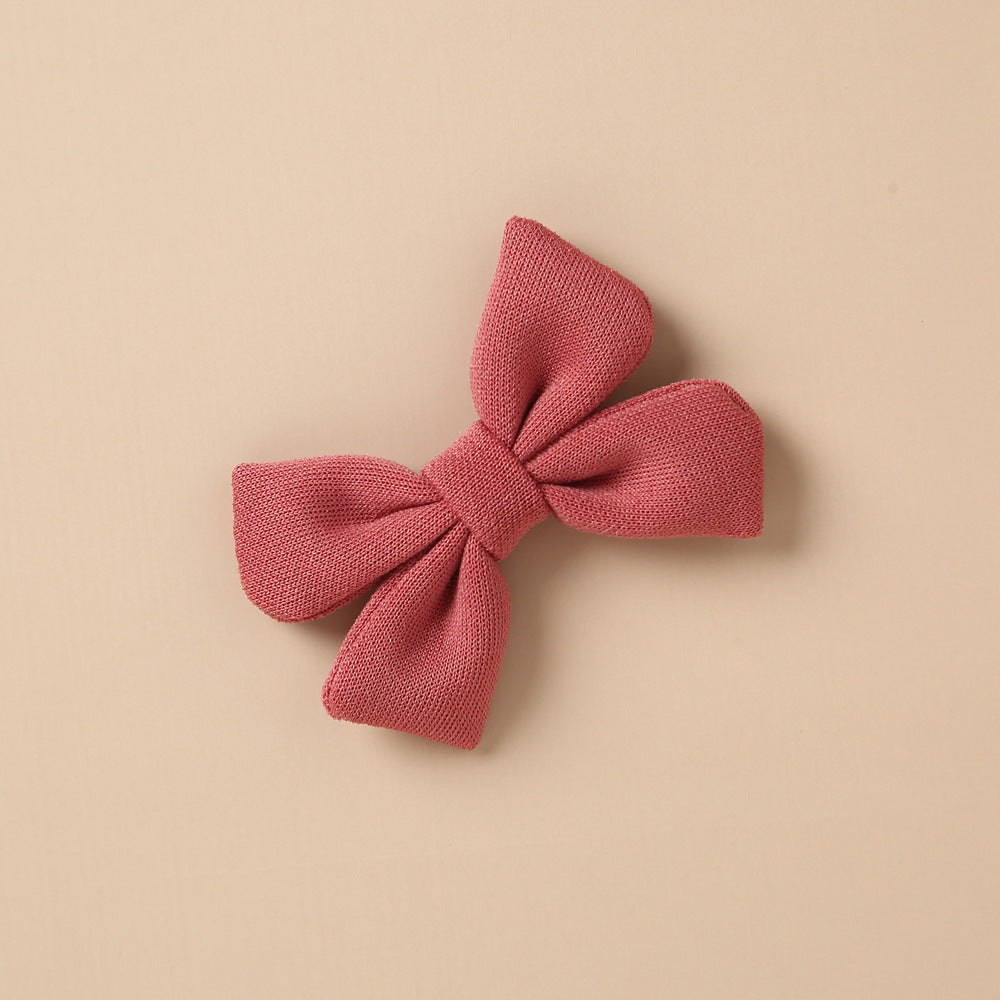 Retro Style Bow Children's Hair Edge Clip Jewelry