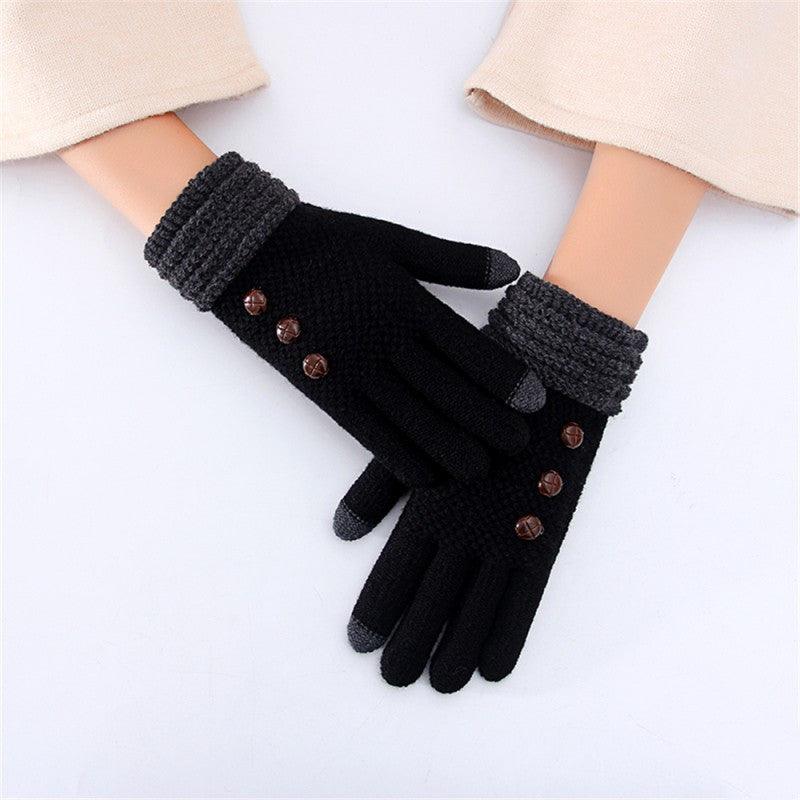 Touch Screen Riding Cute Game Split Finger Gloves - Nioor