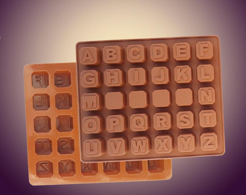 26 capital letter shape silicone mold - Nioor