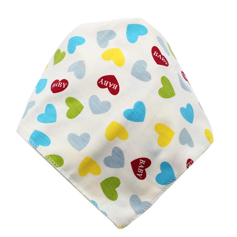 Baby Bibs Waterproof Triangle Cotton Cartoon Child Baberos Bandana Bibs Dribble Bibs Newborn Slabber Absorbent Cloth - Nioor