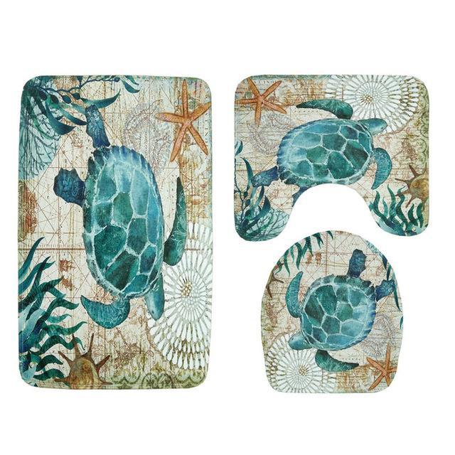 Three-piece bathroom mat - Nioor