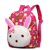 Custom-made children's schoolbag, canvas, rabbit, bear, baby, baby, baby and baby cartoon package - Nioor