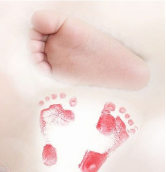 Anti - virus infective baby hand - foot - hand - hand - hand - hand - foot - hand printing table baby footprint - free washing printing oil