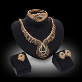 Four-piece Necklace, Earrings And Bracelets - Nioor