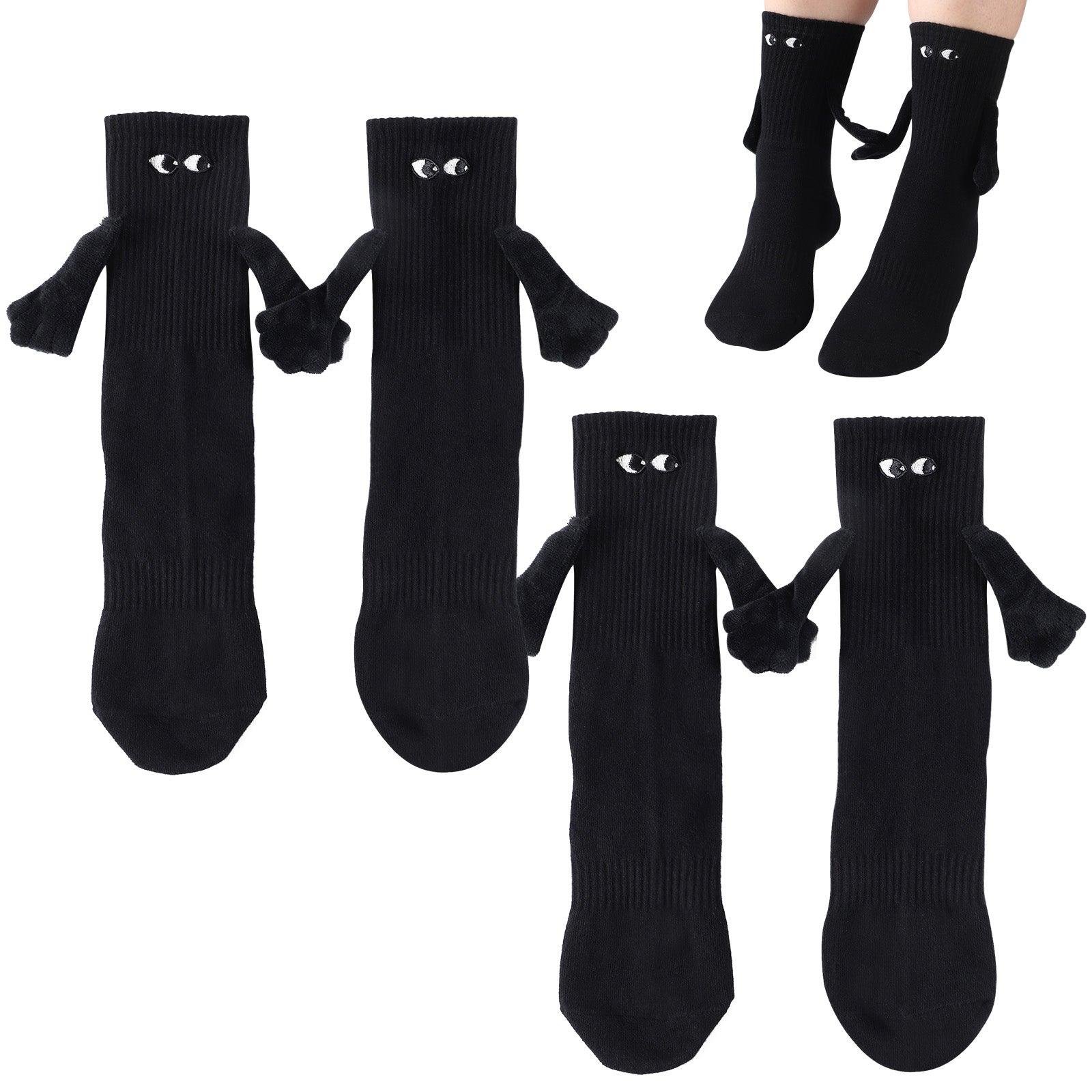 Men's And Women's Fashion Simple Magnet Socks - Nioor