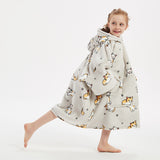 Hooded Slacker Blanket Pullover Children's And Teenagers' Sweater