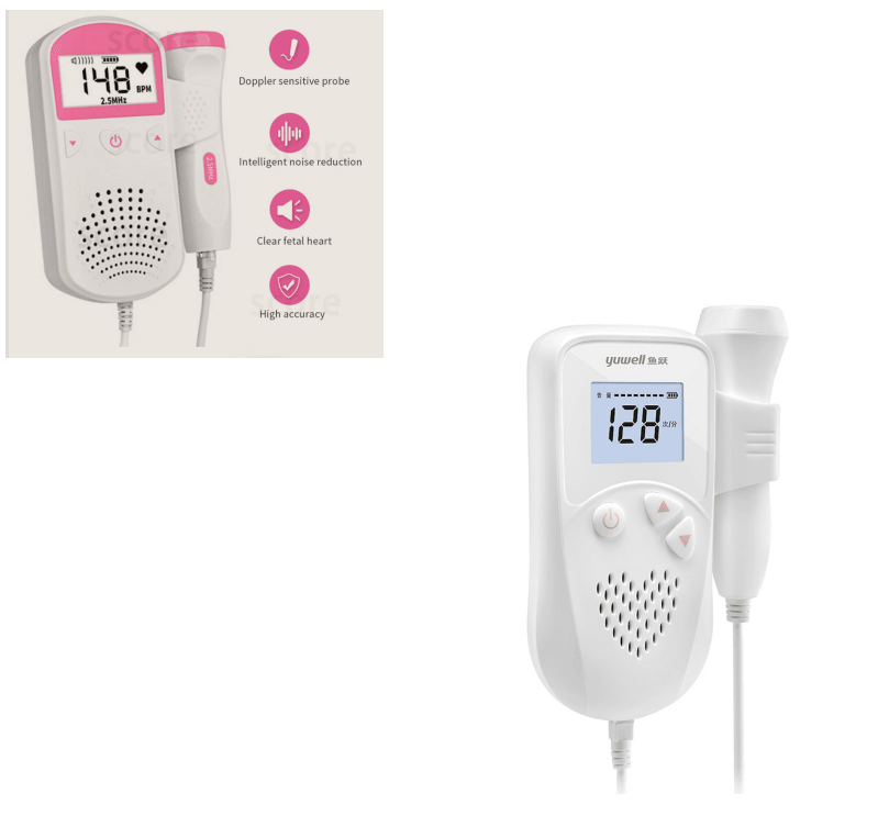 Fetal Heart Rate Monitor Home Pregnancy Baby Fetal Sound Heart Rate Detector - Nioor