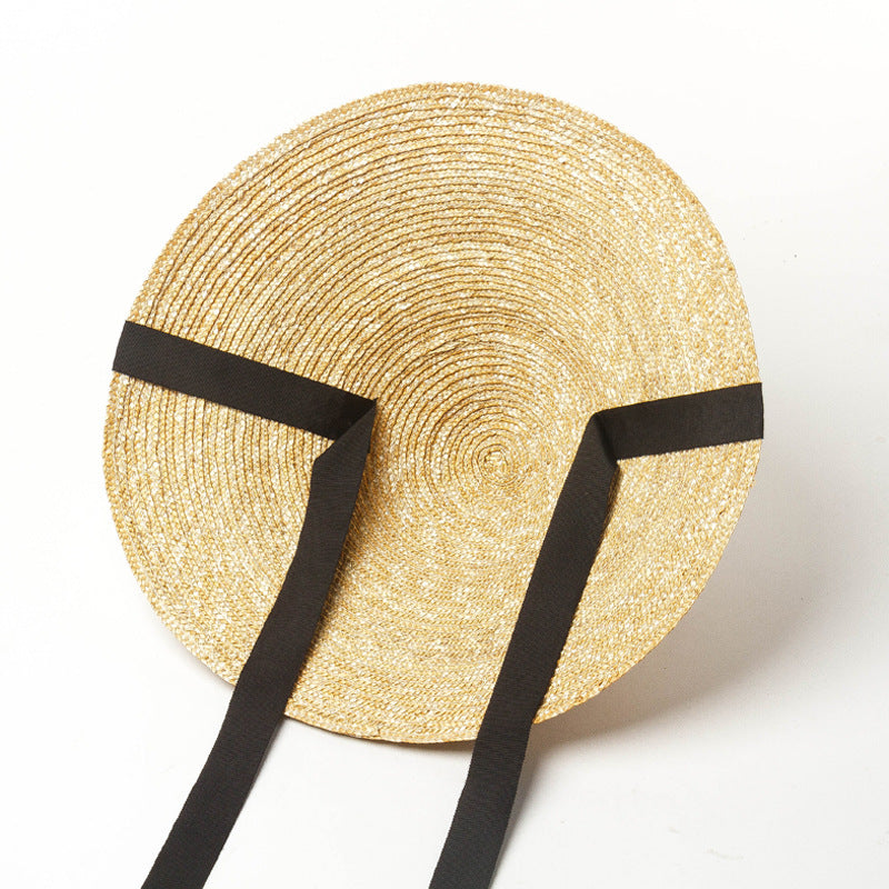 Europe And The United States New Strappy Straw Hat Outdoor Shade