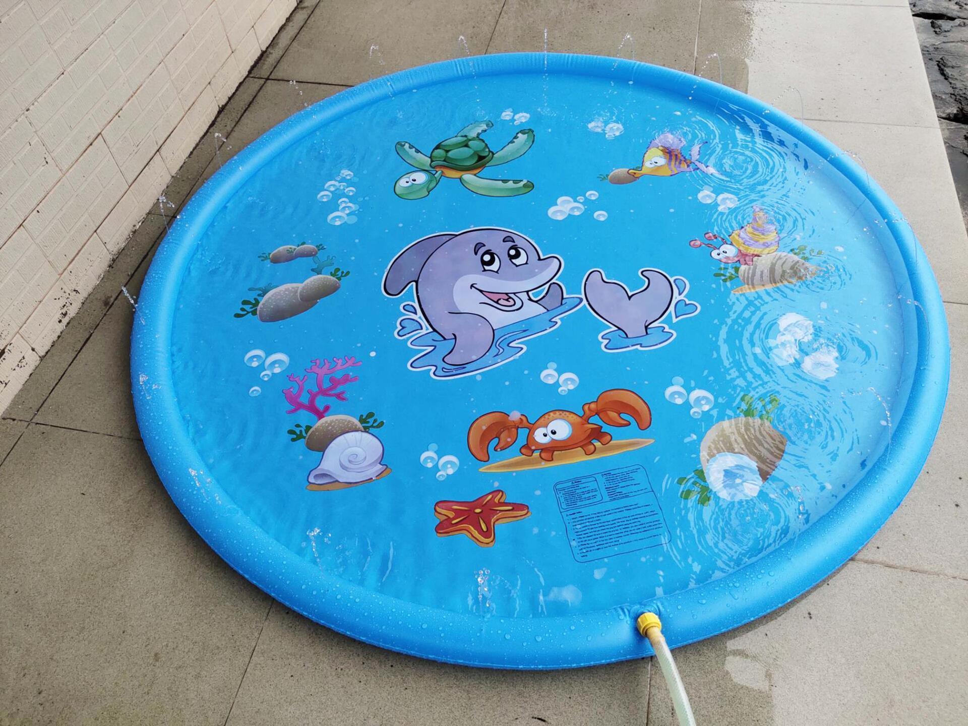 Durable Children's Water Spray Pool Mat Splash Sprinkle Play Pad Mat - Nioor