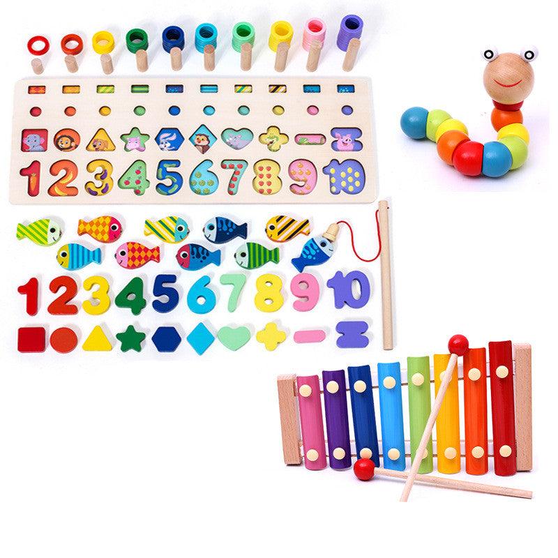 Children 3D Alphabet Number Puzzle Baby Colorful Geometric Digital Letter Educational Toy - Nioor