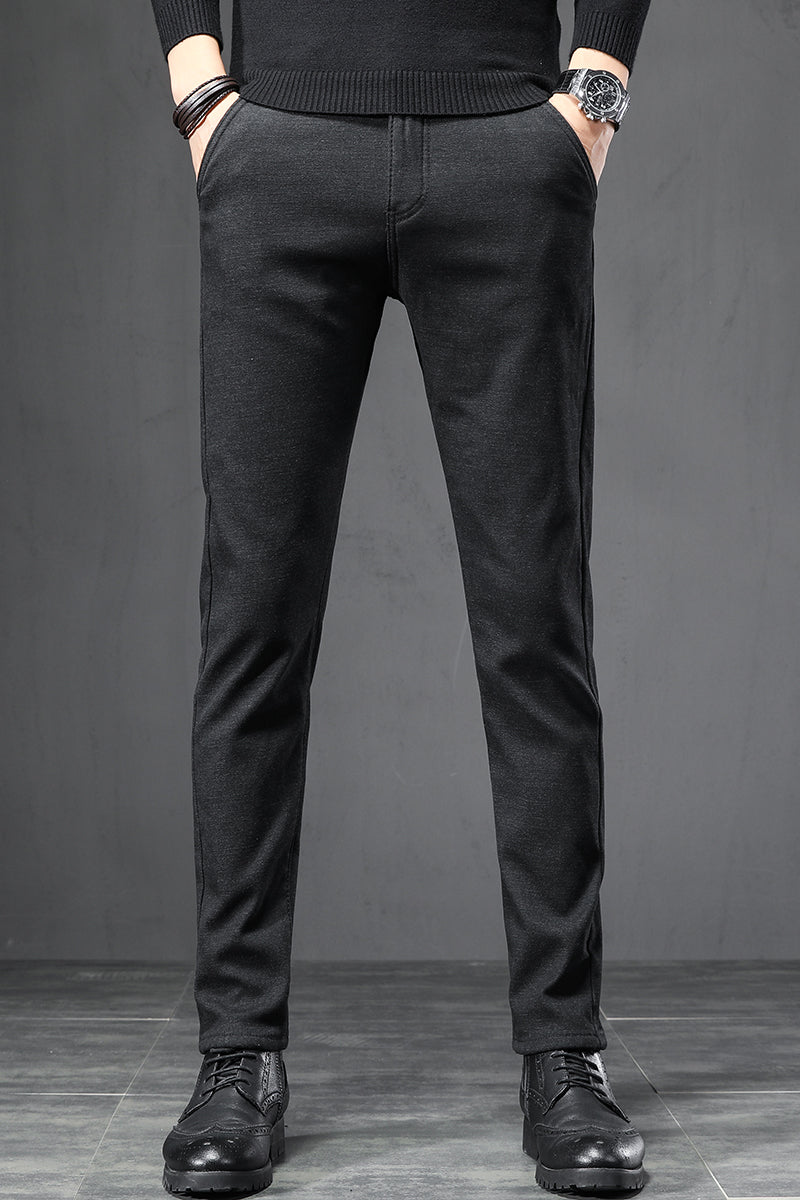 Men's Business Pants Are Thickened And Velvet Anti-wrinkle.