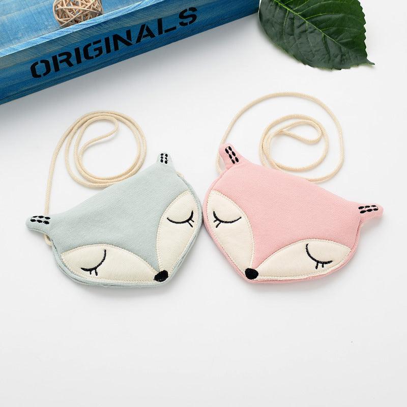 The New South Korean Manufacturers Original Cartoon Small Fox Children Small Satchel Purse - Nioor