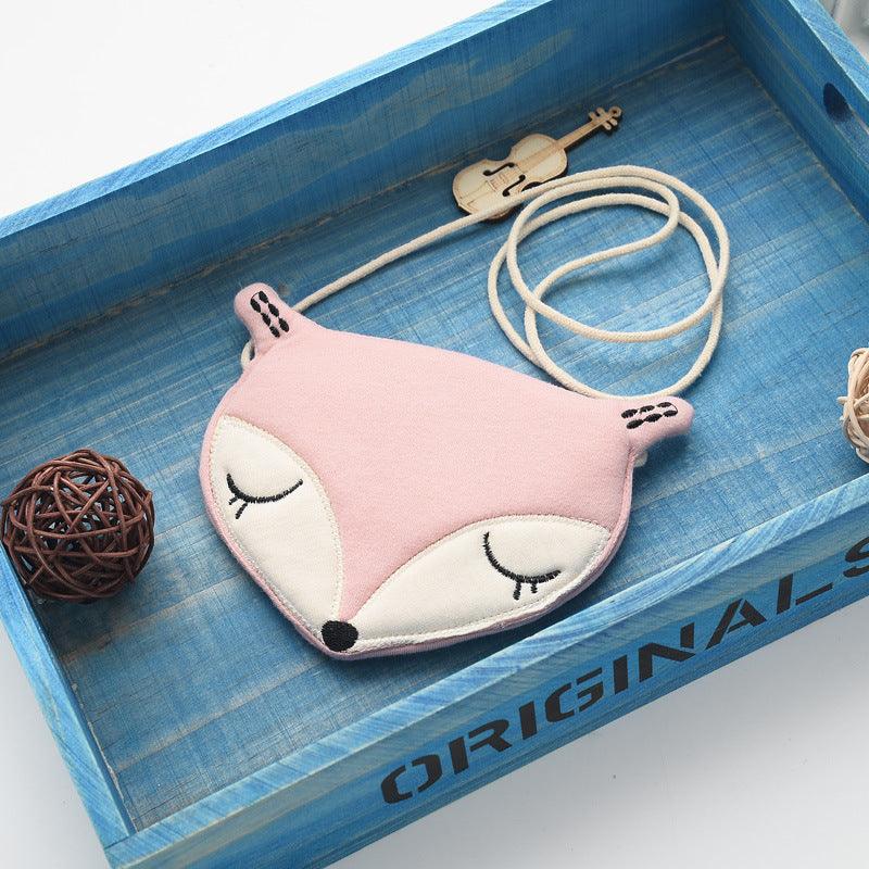 The New South Korean Manufacturers Original Cartoon Small Fox Children Small Satchel Purse - Nioor