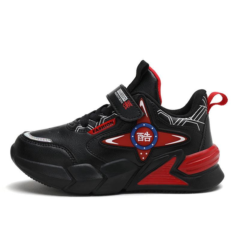 Children's basketball shoes with leather surface - Nioor