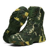 Men's Camo Outdoor Casual High Top Tactical Military Boots - Nioor