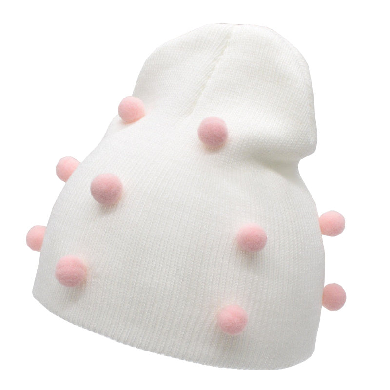 Baby wool knitted warm cap