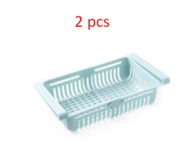 Refrigerator Storage Basket Stretchable Multifunction Kitchen Refrigerator Storage Box - Nioor