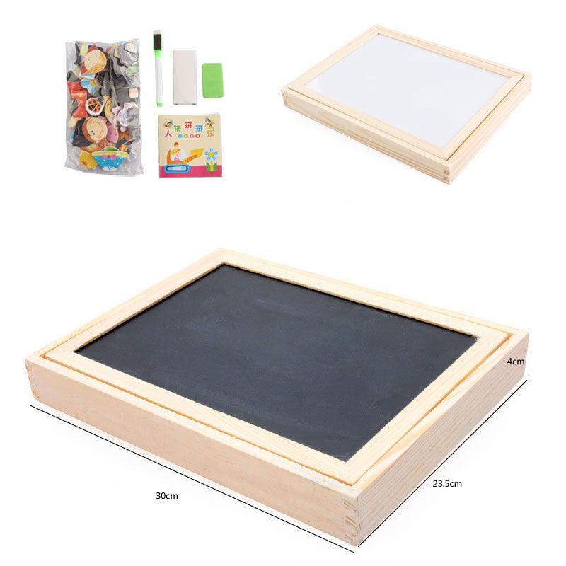 Multifunctional Magnetic Kids Puzzle Drawing Board Educational Toys Learning Wooden Puzzles Toys For Children Gift - Nioor