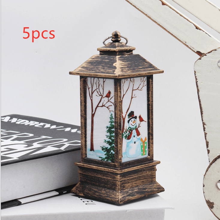 Santa Claus Snowman Light Merry Christmas Home Decor - Nioor