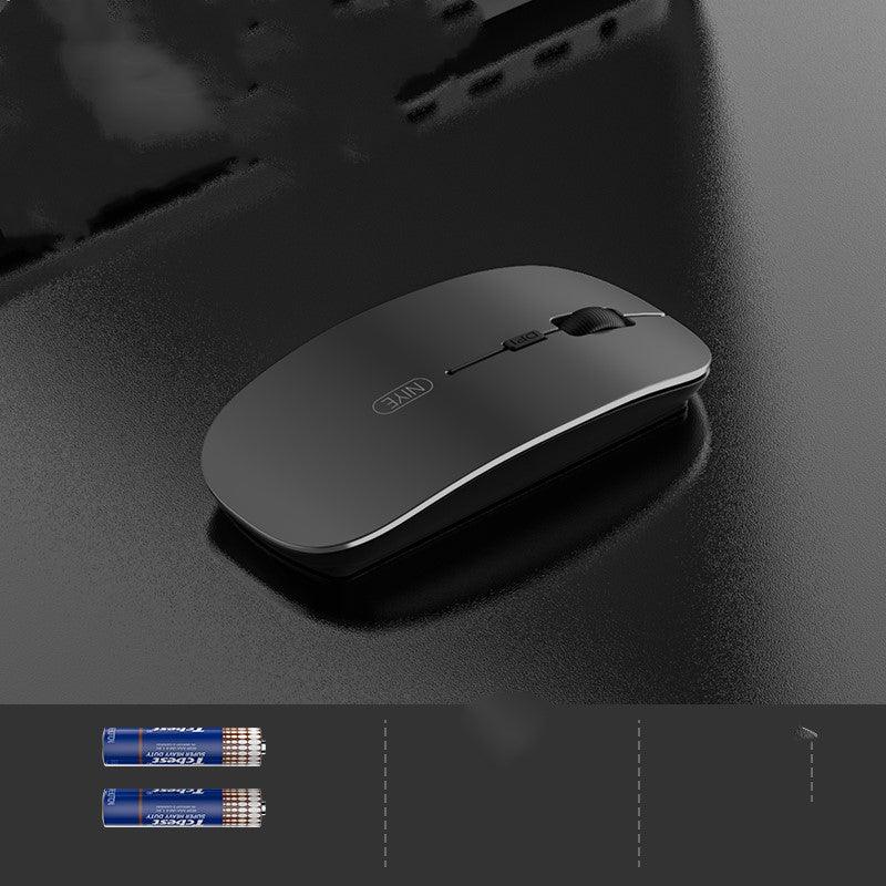 Wireless mouse battery version silent ultra-thin sliding mouse - Nioor