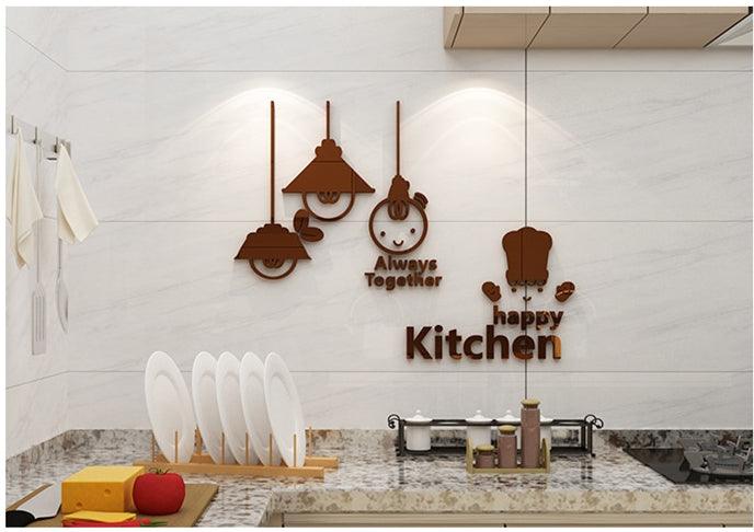 Cute minimalist kitchen decoration wall sticker - Nioor