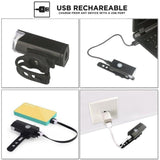 Bicycle headlight USB rechargeable - Nioor