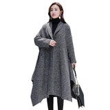 Autumn And Winter New Slimming Cape Woolen Coat Casual - Nioor