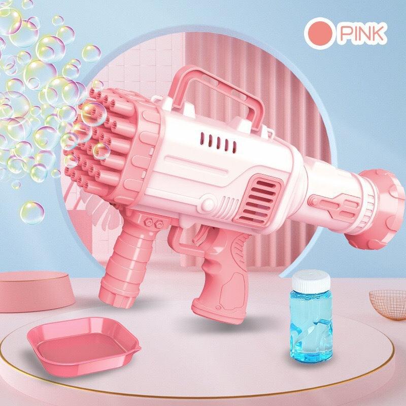 32 Holes Bazooka Bubble Machine Electric Children's Toy Gatling Bubble Gun Automatic Porous - Nioor