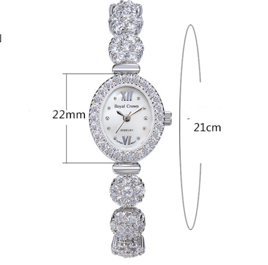 Watch Bracelet Quartz Full Star Diamond Women's Watch - Nioor