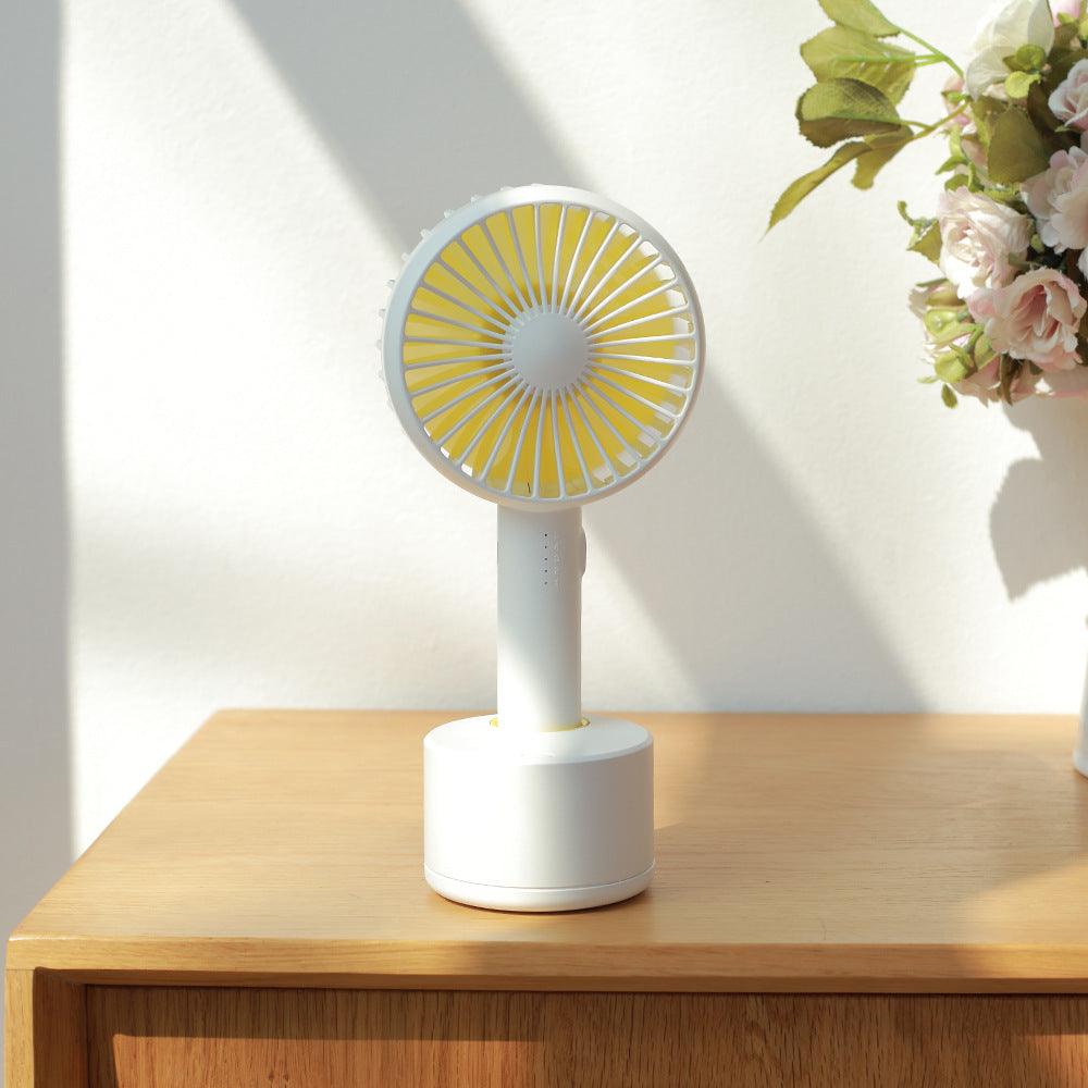 explosion desktop fan can shake the head handheld mini fan portable accompanying USB charging OEM OEM - Nioor