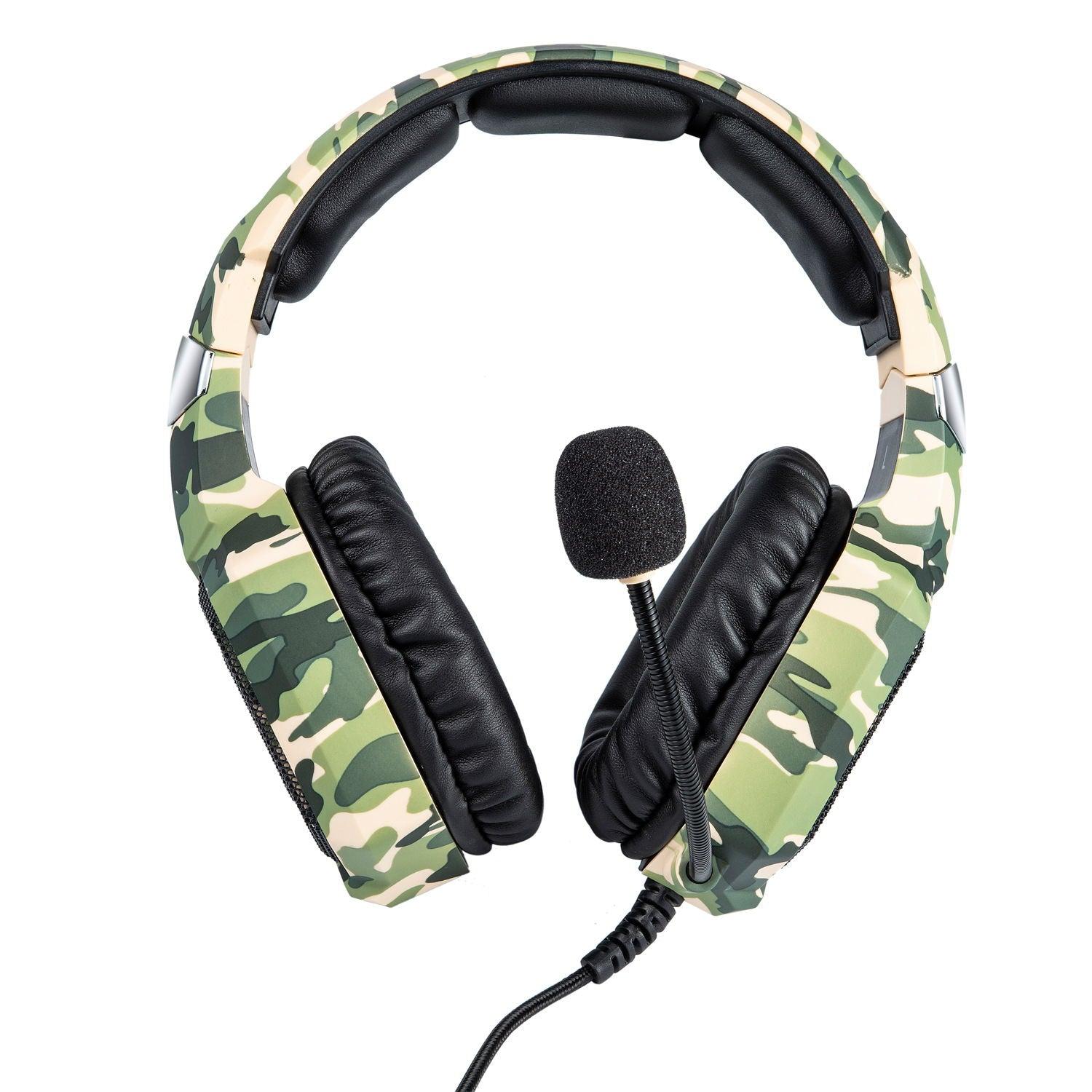 K8 camouflage headphones - Nioor