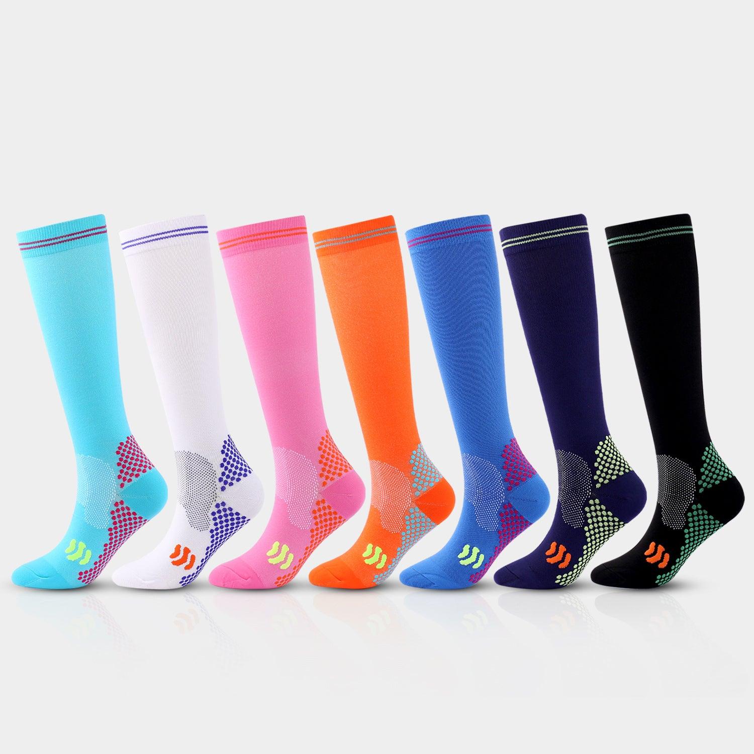 Men's And Women's Fashion Minimalism Multi-color Pressure Socks - Nioor