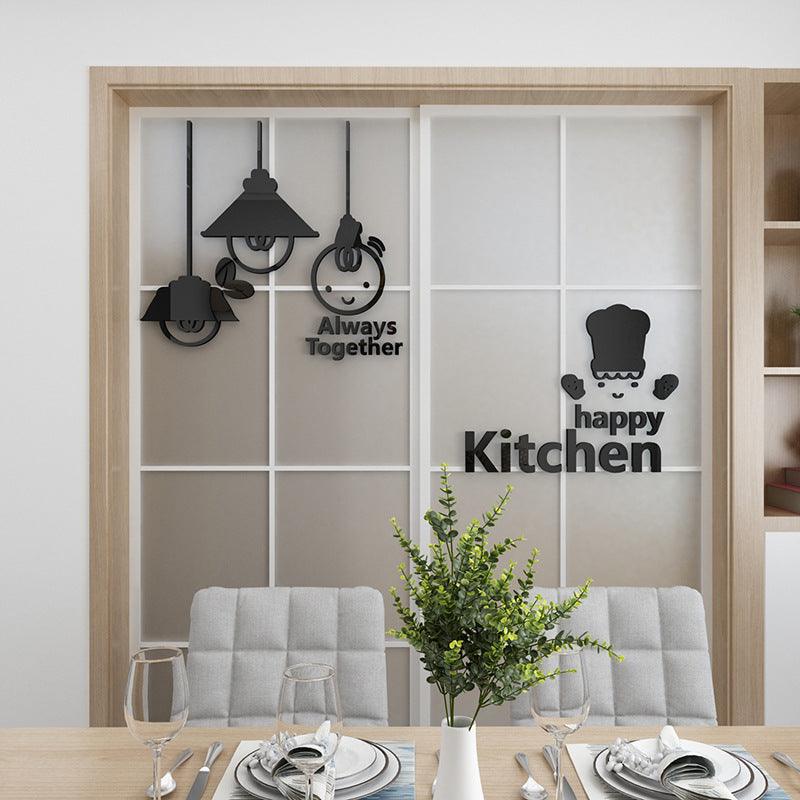 Cute minimalist kitchen decoration wall sticker - Nioor